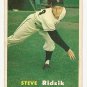 1957 Topps baseball card #123 Steve Ridzik G/VG