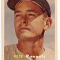 1957 Topps baseball card #64 Rete Runnels VG