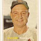 1957 Topps baseball card #380 Walker Cooper VG