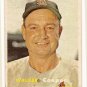 1957 Topps baseball card #380 Walker Cooper VG