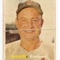 1957 Topps baseball card #380 (B) Walker Cooper P/F