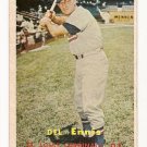 1957 Topps baseball card #260 Del Ennis VG