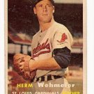 1957 Topps baseball card #81 Herm Wehmeier G/VG