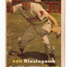 1957 Topps baseball card #47 Don Blasingame - good