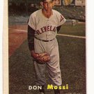 1957 Topps baseball card #8 Don Mossi VG