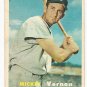 1957 Topps baseball card #92 Mickey Vernon F/G