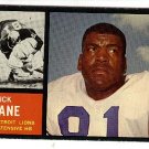 1962 Topps football card #60 Dick Lane EX Detroit Lions