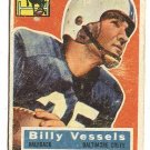 1956 Topps football card #120 Billy Vessels F/G Baltimore Colts