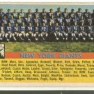 1956 Topps football card #113 (B) New York Giants team - good (ink marks)