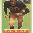 1956 Topps football card #111 (B) Dale Dodrill VG Pittsburgh Steelers