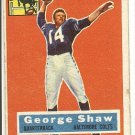 1956 Topps football card #108 George Shaw VG Baltimore Colts