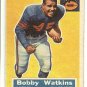 1956 Topps football card #95 Bobby Watkins VG/EX Chicago Bears