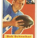 1956 Topps football card #89 Bob Schnelker VG New York Giants