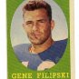 1958 Topps football card #1 Gene Filipski - good (writing on front and back) New York Giants