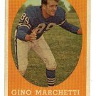 1958 Topps football card #16 Gino Marchetti VG Baltimore Colts