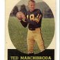 1958 Topps football card #44 Ted Marchibroda VG Chicago cardinals