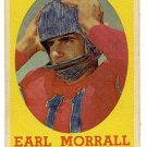 1958 Topps football card #57 Earl Morrall - good (ink on front) Pittsburgh Steelers
