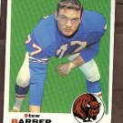 1969 Topps football card #242 (B) Stew Barber EX (small corner stain) Buffalo Bills