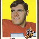 1969 Topps football card #182 (B) Pete Duranko EX Denver broncos