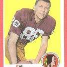 1969 Topps football card #180 Pat Richter EX/Nm Washington Redskins