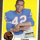 1969 Topps football card #173 (B) George Byrd NM/M Buffalo Bills