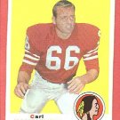 1969 Topps football card #158 (B) Carl Kammerer NM Washington Redskins