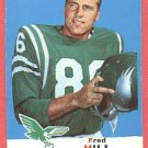 1969 Topps football card #130 Fred Hill EX/NM Philadelphia eagles