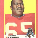 1969 Topps football card #108 (B) Houston Antwine EX Boston Patriots