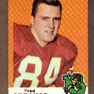 1969 Topps football card #89 Fred Arbanas NM Kansas City Chiefs