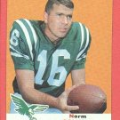 1969 Topps football card #85 (B) Norm Snead NM Philadelphia eagles