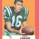1969 Topps football card #85 (C) Norm Snead NM Philadelphia eagles