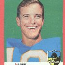 1969 Topps football card #69 (B) Lance Alworth EX San Diego Chargers