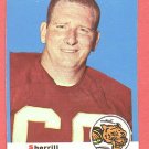 1969 Topps football card #9 Sherrill Headrick EX Cincinnati Bengals