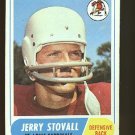 1968 Topps football card #112 Jerry Stovall EX St. Louis cardinals