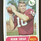 1968 Topps football card #110 Norm Snead Ex Philadelphia eagles