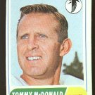 1968 Topps football card #99 Tommy McDonald VG Atlanta falcons
