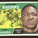 1968 Topps football card #90 Clem Daniels EX Oakland raiders
