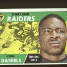 1968 Topps football card #90 (B) Clem Daniels VG Oakland raiders