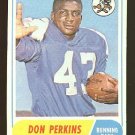 1968 Topps football card #50 Don Perkins VG/Ex Dallas Cowboys