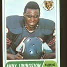 1968 Topps football card #48 (B) Andy Livingston EX/NM Chicago Bears