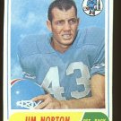 1968 Topps football card #41 Jim Norton EX Houston Oilers