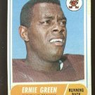 1968 Topps football card #24 Ernie Green Vg Cleveland Browns