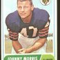 1968 Topps football card #23 (B) Johnny Morris NM Chicago Bears