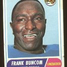 1968 Topps football card #18 Frank Buncom Vg Cincinnati Bengals
