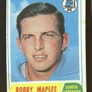 1968 Topps football card #16 Bobby Maples VG Houston Oilers