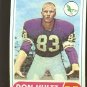 1968 Topps football card #6 Don Hultz EX Philadelphia eagles