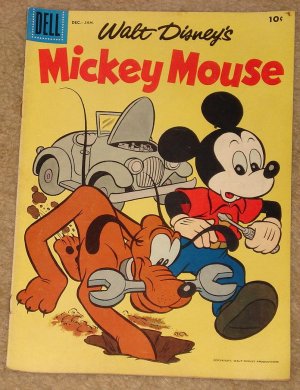 Dell comic book - Walt Disney's Mickey Mouse #57 1958 VG condition