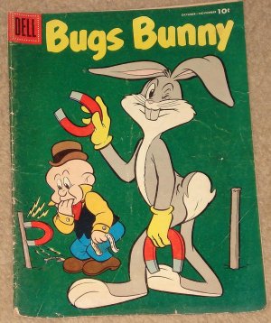 Dell comic book - Bugs Bunny #45 1955 good condition