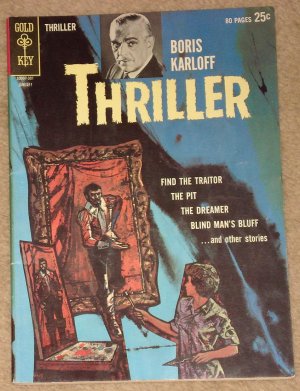 Gold Key comic book Boris Karloff Thriller #2 1963 Fine condition