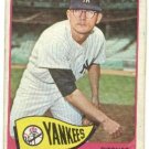 1965 Topps baseball card #177 Pete Mikkelson good condition New York Yankees
